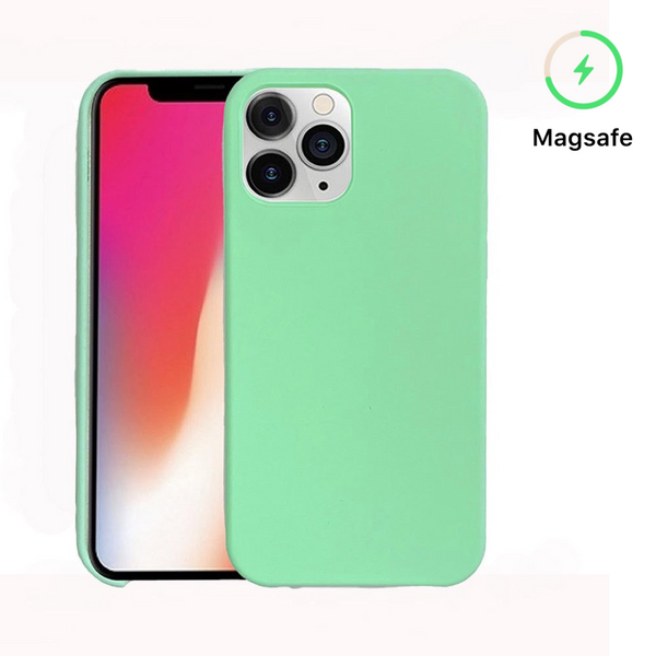 MagSafe Silicone case for iPhone 14 Pro Teal. - Mobile Care Online