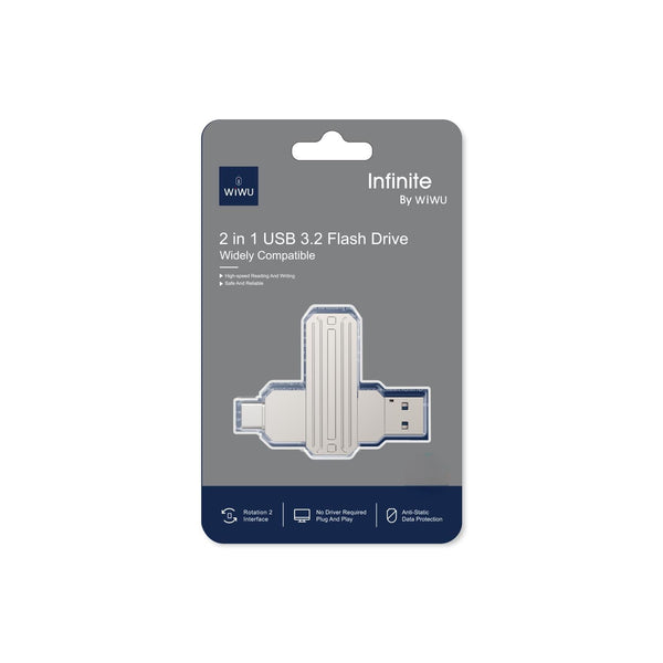 Infinite 2 in 1 (USB + C) Flash Drive FD003 32 GB - Mobile Care Online