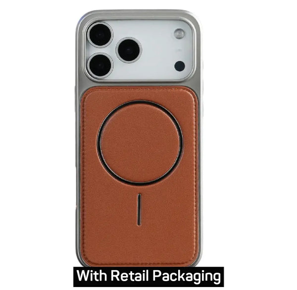 Fiber shield MagSafe case for iPhone 17 Pro Max Brown. - Mobile Care Online